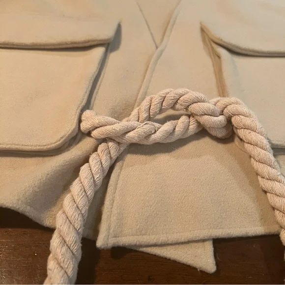 Maeve Anthropologie Cardigan Womens One Size Layering Chunky Rope Tie Vest - Picture 3 of 4